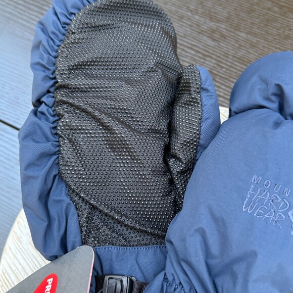 MOUNTAIN HARDWEAR GLACIAL STORM MITT Unisex Large Primaloft Mittens Blue Winter - Picture 5 of 9